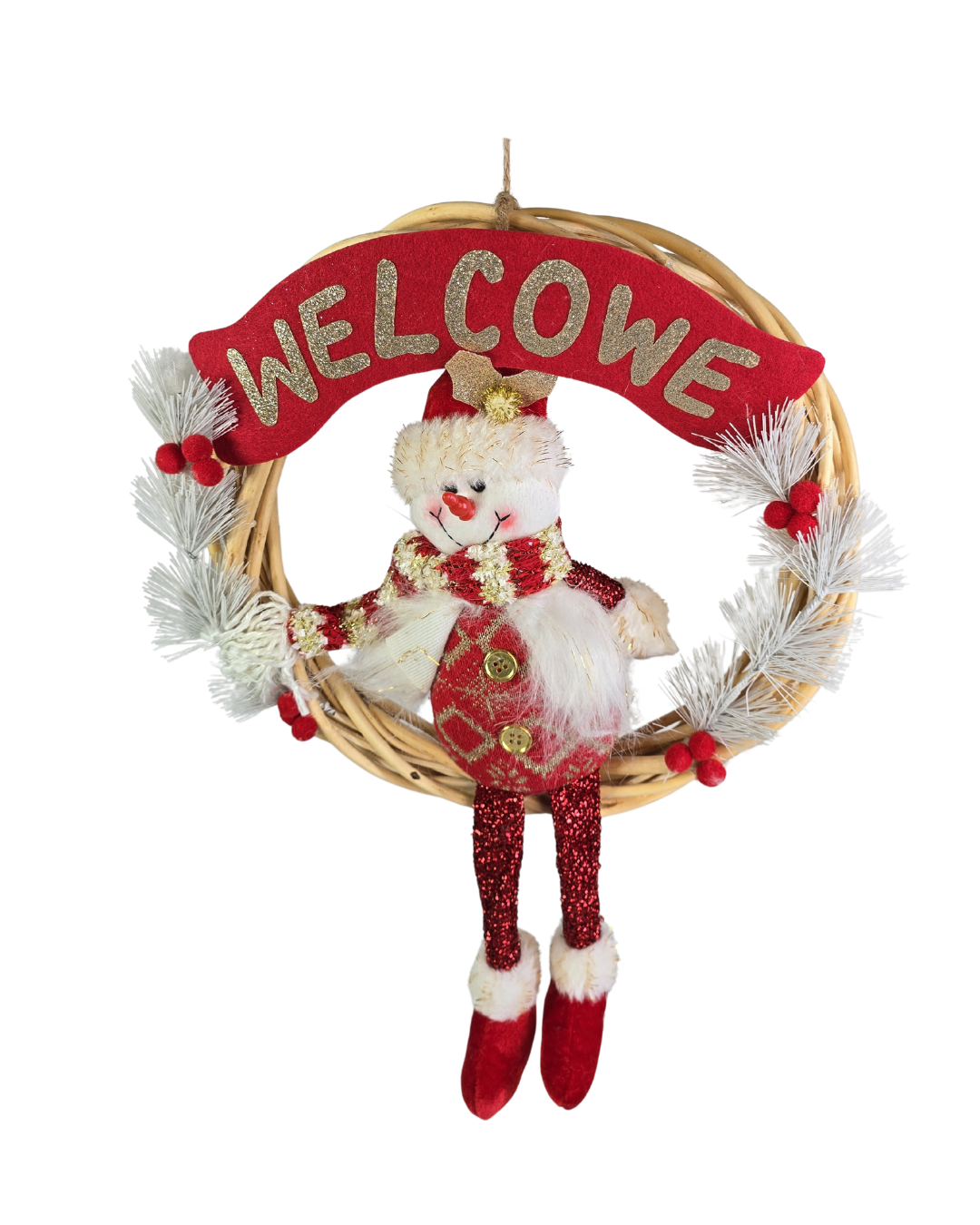 ADORNO COLGANTE 30CM (COPO DE NIEVE) MAXI