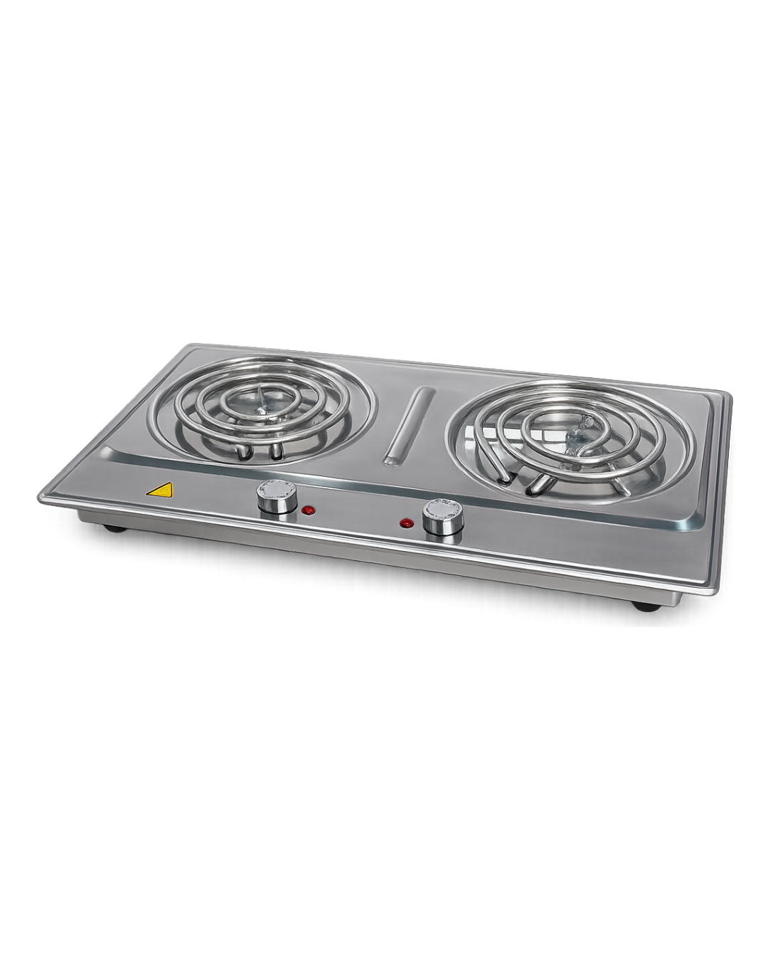 COCINA ELECTRICA ACERO INOX. 2HOR. 2000W MAXI