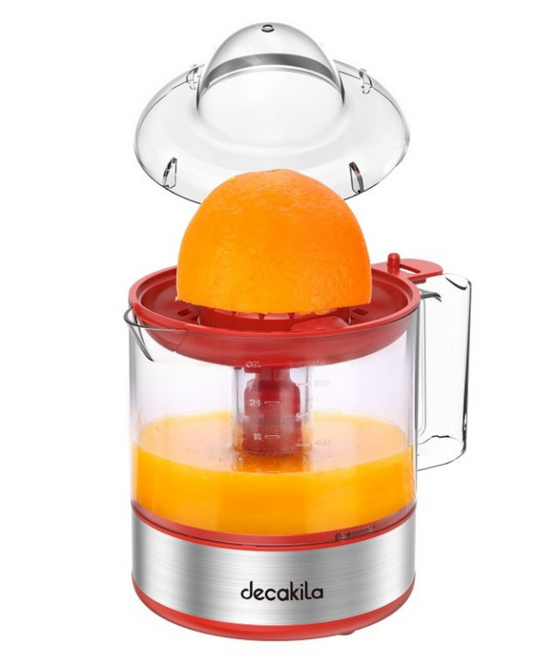 EXTRACTOR DE JUGO 0.8L 30W ROJO DECAKILA