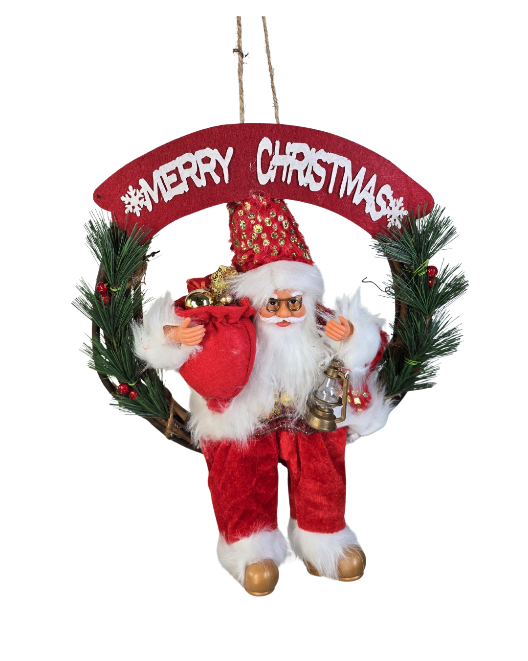 ADORNO COLGANTE 30CM (SANTA) MAXI